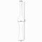 Uniquewise White Floor Vase - Tall Ceramic Vases for Decor Living Room, Entryway, Dining - Modern Organic Home Decor, Wide Mouth, Unique Shaped